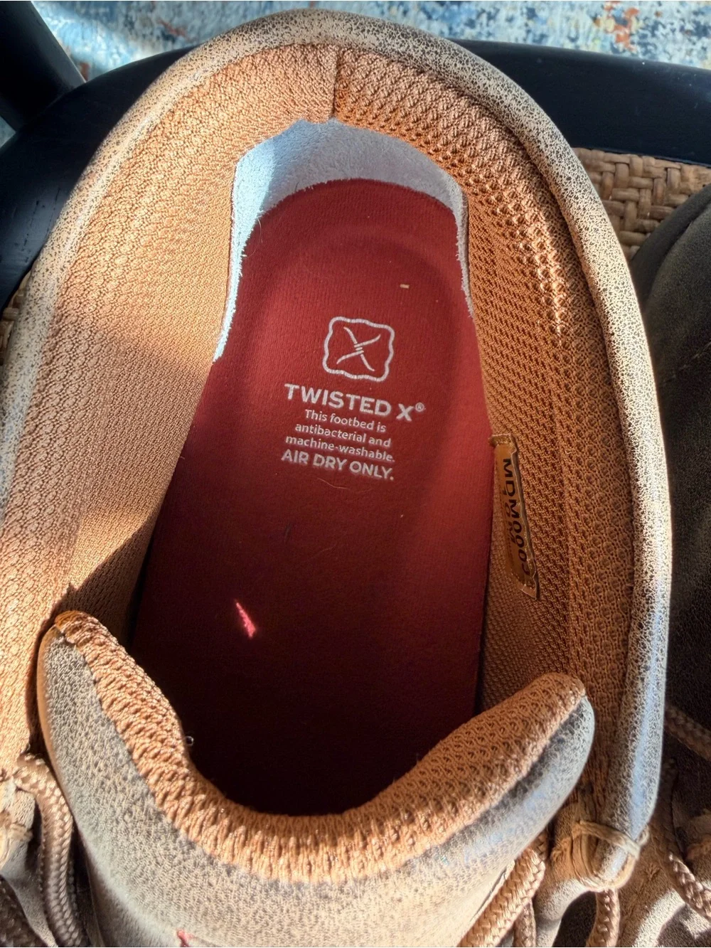 Twisted X Men's Chukka Driving Moc Brown Leather Shoes